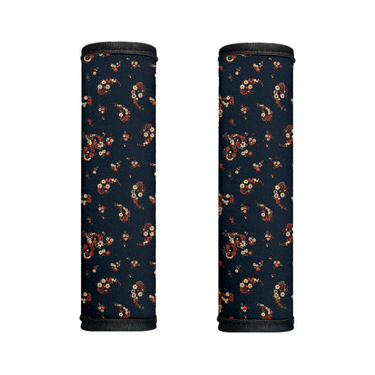 Boho Paisley Flower Pattern Print Handle Covers
