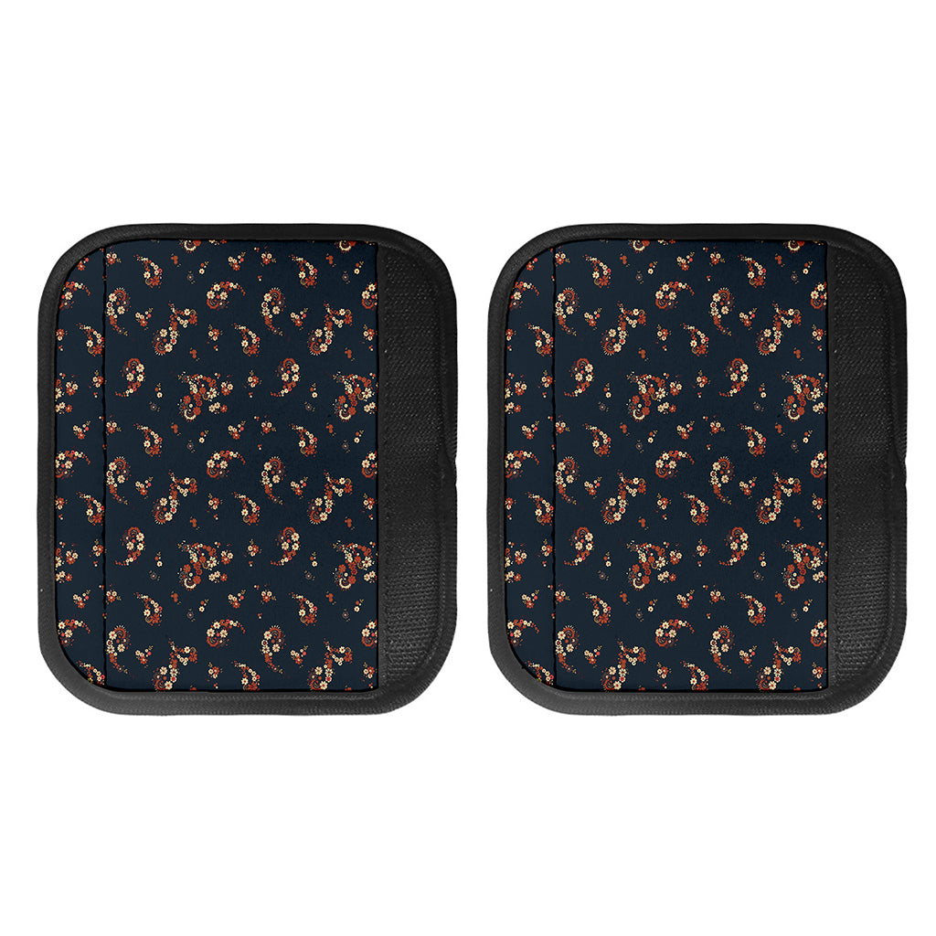 Boho Paisley Flower Pattern Print Handle Covers