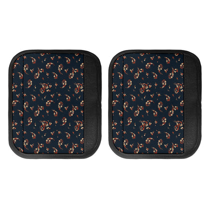 Boho Paisley Flower Pattern Print Handle Covers