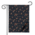 Boho Paisley Flower Pattern Print House Flag