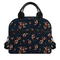 Boho Paisley Flower Pattern Print Insulated Lunch Bag