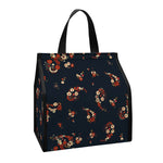 Boho Paisley Flower Pattern Print Insulated Lunch Tote