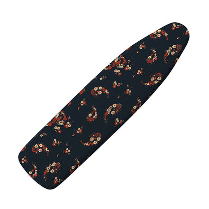 Boho Paisley Flower Pattern Print Ironing Board Cover