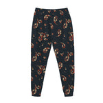 Boho Paisley Flower Pattern Print Jogger Pants