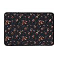 Boho Paisley Flower Pattern Print Kitchen Mat