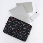 Boho Paisley Flower Pattern Print Laptop Sleeve