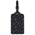 Boho Paisley Flower Pattern Print Luggage Tag
