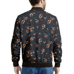 Boho Paisley Flower Pattern Print Men's Bomber Jacket