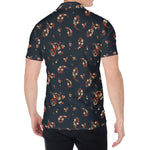 Boho Paisley Flower Pattern Print Men's Shirt
