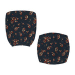 Boho Paisley Flower Pattern Print Office Chair Cover