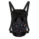 Boho Paisley Flower Pattern Print Pet Carrier Backpack