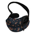 Boho Paisley Flower Pattern Print Pet Sling Carrier