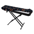 Boho Paisley Flower Pattern Print Piano Keyboard Cover