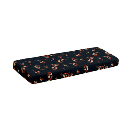 Boho Paisley Flower Pattern Print Piano Keyboard Cover