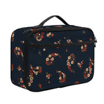 Boho Paisley Flower Pattern Print Portable Lunch Bag