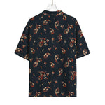 Boho Paisley Flower Pattern Print Rayon Hawaiian Shirt