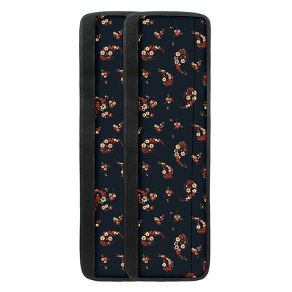 Boho Paisley Flower Pattern Print Refrigerator Handle Covers