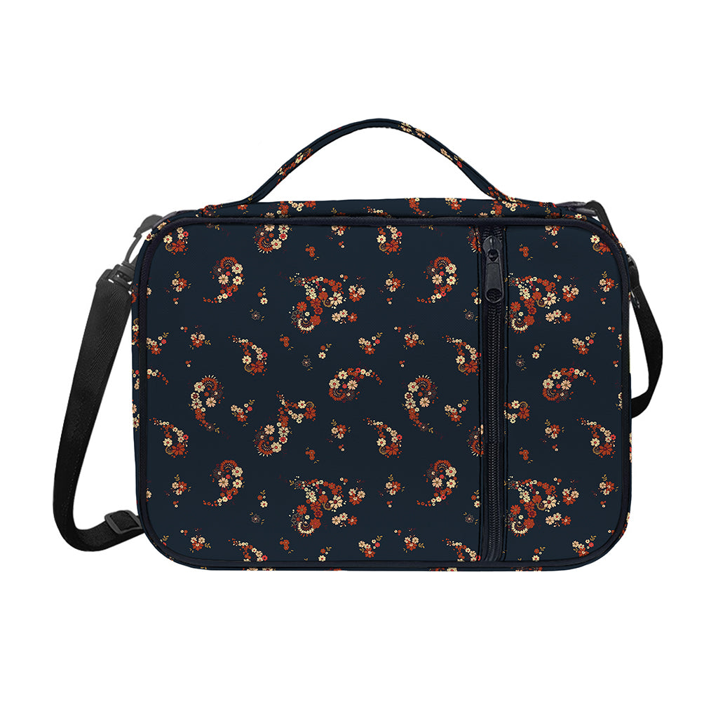 Boho Paisley Flower Pattern Print Shoulder Strap Bible Bag