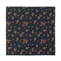 Boho Paisley Flower Pattern Print Silk Bandana