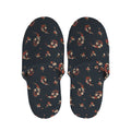 Boho Paisley Flower Pattern Print Slippers