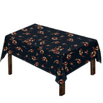 Boho Paisley Flower Pattern Print Tablecloth