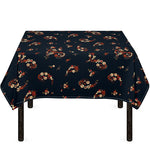 Boho Paisley Flower Pattern Print Tablecloth