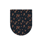Boho Paisley Flower Pattern Print Toilet Lid Cover