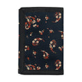 Boho Paisley Flower Pattern Print Trifold Wallet