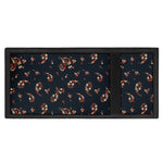 Boho Paisley Flower Pattern Print Trifold Wallet