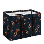 Boho Paisley Flower Pattern Print Utility Tote Bag