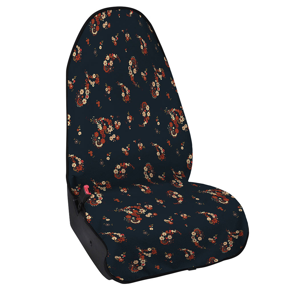 Boho Paisley Flower Pattern Print Waterproof Car Seat Cover