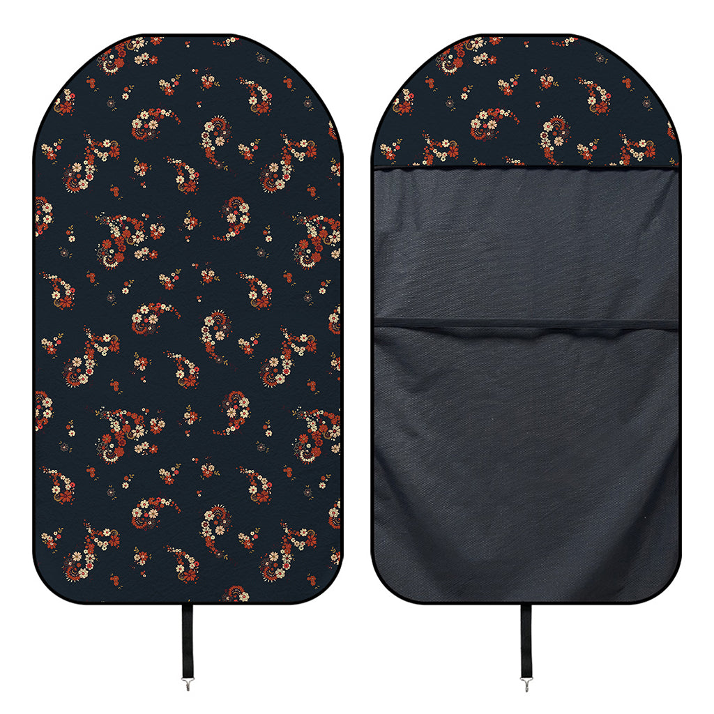 Boho Paisley Flower Pattern Print Waterproof Car Seat Cover