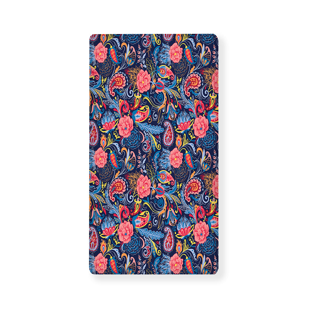 Boho Paisley Pattern Print Baby Crib Sheet