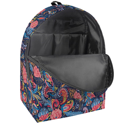 Boho Paisley Pattern Print Backpack