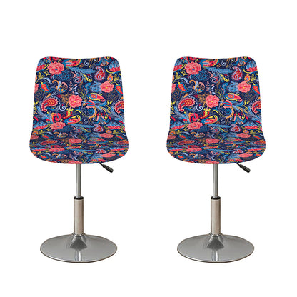 Boho Paisley Pattern Print Bar Stool Covers