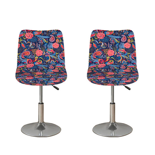 Boho Paisley Pattern Print Bar Stool Covers