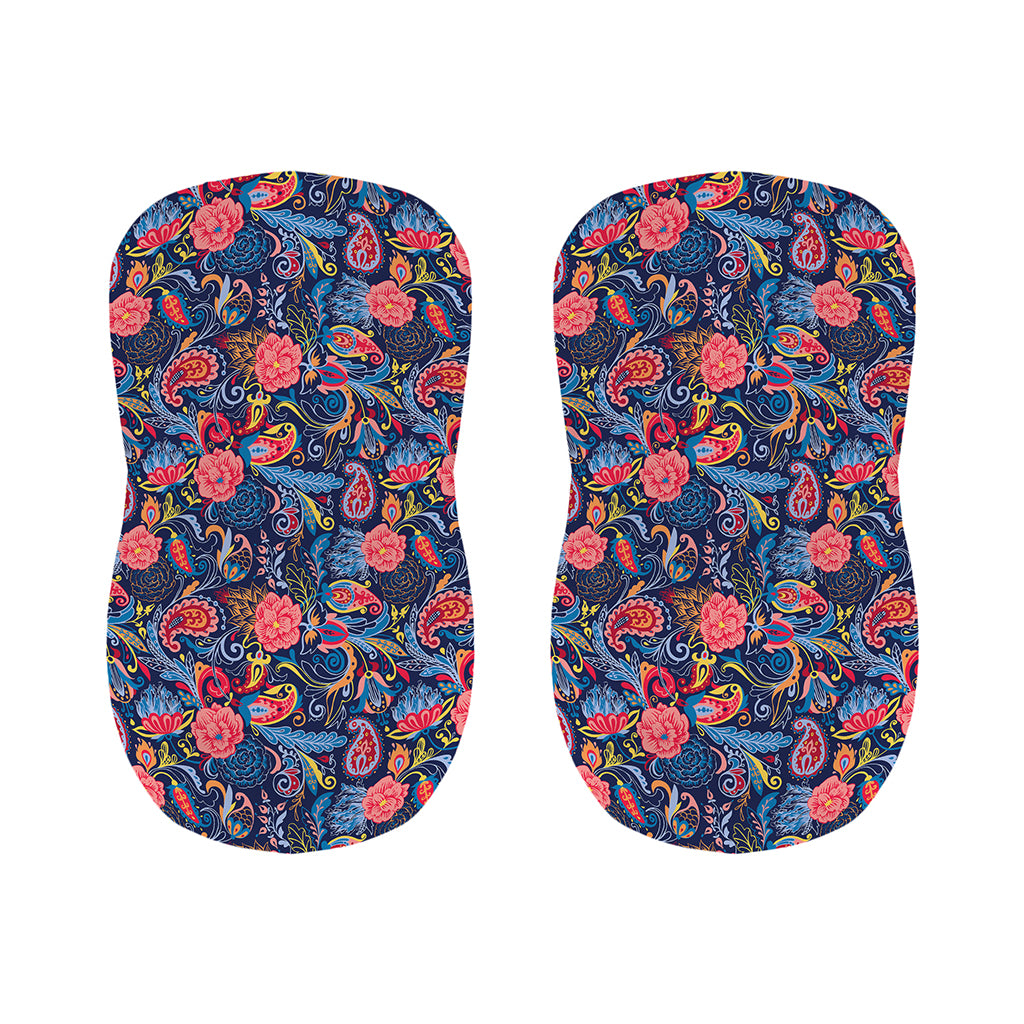 Boho Paisley Pattern Print Bar Stool Covers