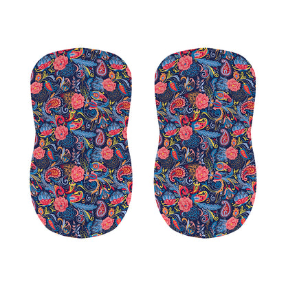 Boho Paisley Pattern Print Bar Stool Covers