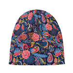 Boho Paisley Pattern Print Beanie