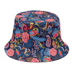 Boho Paisley Pattern Print Bucket Hat