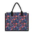 Boho Paisley Pattern Print Canvas Tote Bag