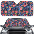 Boho Paisley Pattern Print Car Windshield Sun Shade