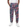 Boho Paisley Pattern Print Cotton Sweatpants