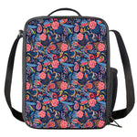 Boho Paisley Pattern Print Crossbody Lunch Bag