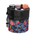 Boho Paisley Pattern Print Drawstring Makeup Bag