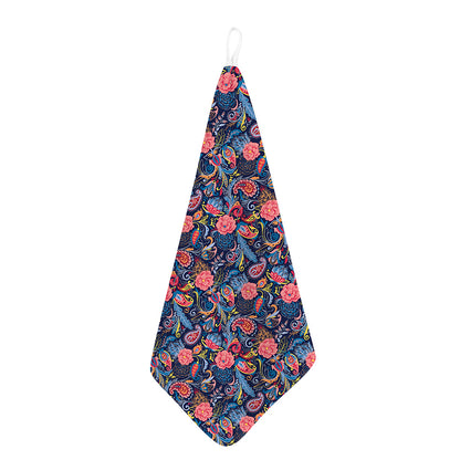 Boho Paisley Pattern Print Hand Towel