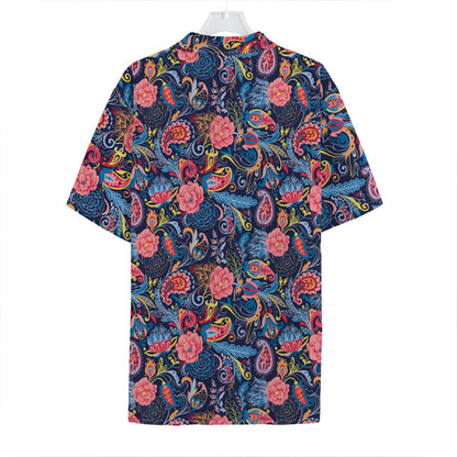 Boho Paisley Pattern Print Hawaiian Shirt
