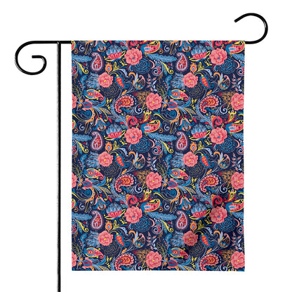 Boho Paisley Pattern Print House Flag
