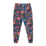 Boho Paisley Pattern Print Jogger Pants