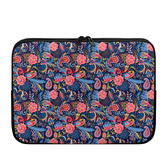 Boho Paisley Pattern Print Laptop Sleeve